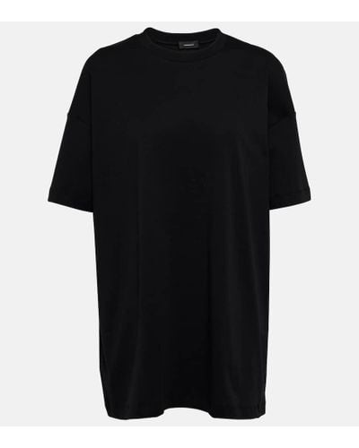 Wardrobe NYC Camiseta oversized de jersey de algodon - Negro