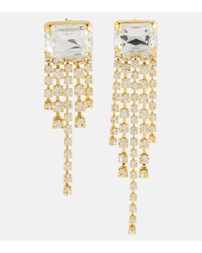 Magda Butrym Crystal-embellished Drop Earrings - Metallic