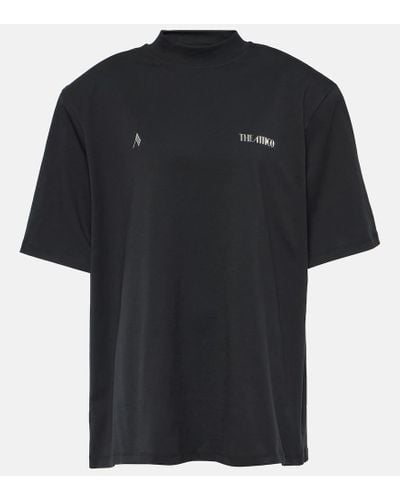 The Attico T-Shirt Kilie aus Baumwolle - Schwarz