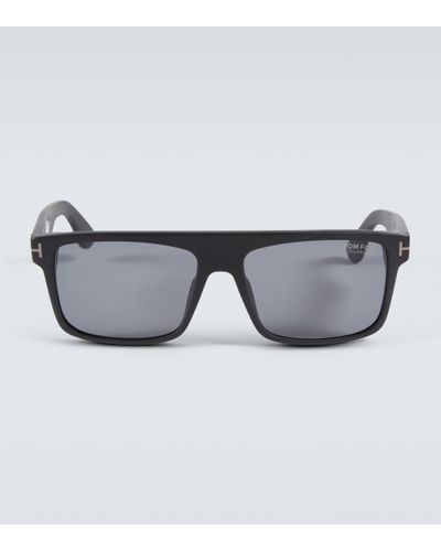 Tom Ford Rectangular Acetate Sunglasses - Grey
