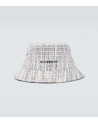 Givenchy Cappello 4G reversibile con ricamo - Bianco