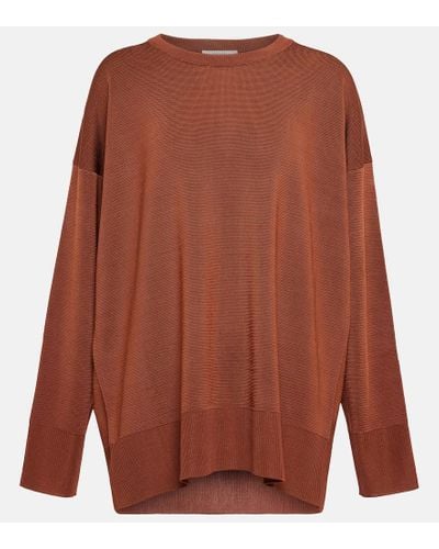 The Row Crewneck Sweater - Brown