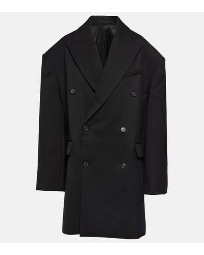 Wardrobe NYC Wool Coat - Black