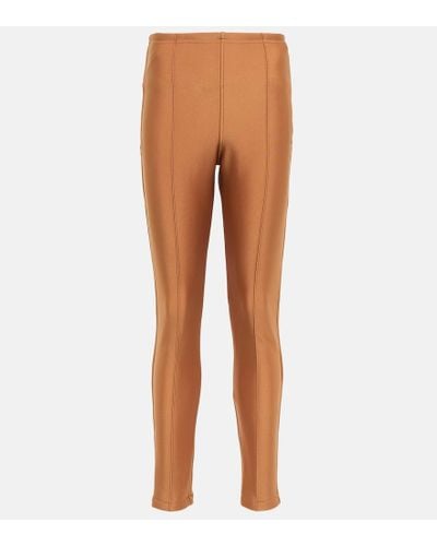 Jet Set Pegaso High-rise Slim Ski Pants - Brown