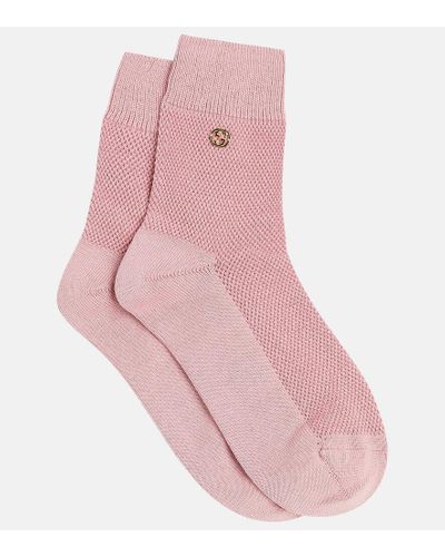 Gucci Socken aus einem Baumwollgemisch - Pink