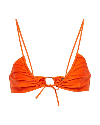 Jacquemus Top de bikini Le Haut Tropea - Naranja