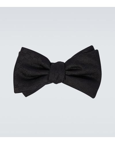 Gucci Silk Bow Tie - Black
