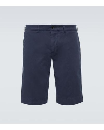 Canali Shorts de algodon - Azul