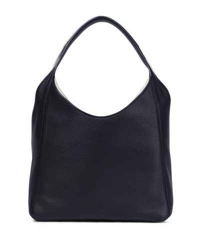 Loro Piana Leather Shoulder Bag - Blue