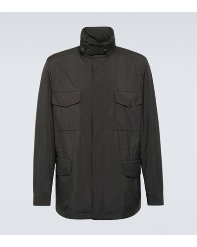 Loro Piana Veste Traveller en cachemire - Noir