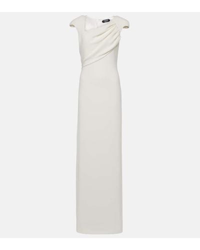 Tom Ford Georgette Silk Gown - White