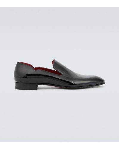 Christian Louboutin Dandy Chick Patent-leather Loafers 7. - Black