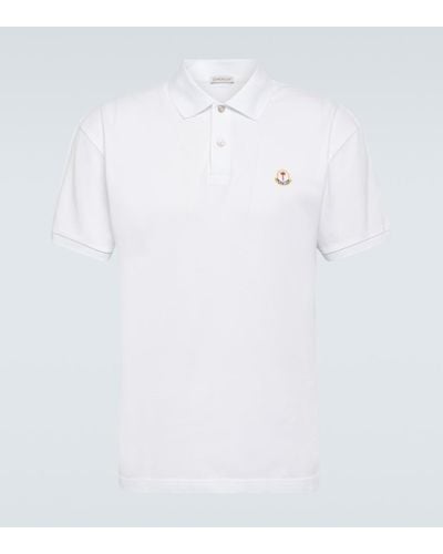 Moncler Genius X Palm Angels Cotton Polo Shirt - White