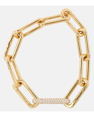 Robinson Pelham Identity 18kt Gold Bracelet And Bar Set With Diamonds - Metallic