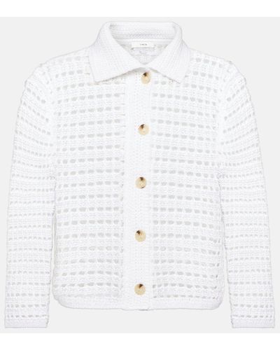 Vince Cardigan de algodon - Blanco