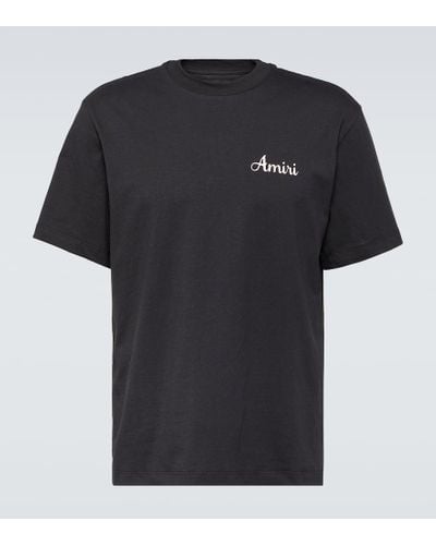 Amiri T-Shirt Lanesplitters aus Baumwoll-Jersey - Schwarz