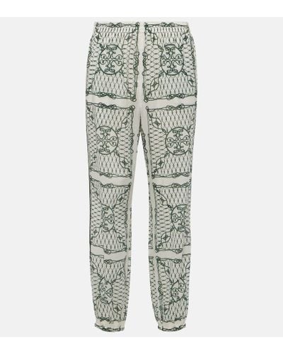 Tory Burch Straight trousers - Gris