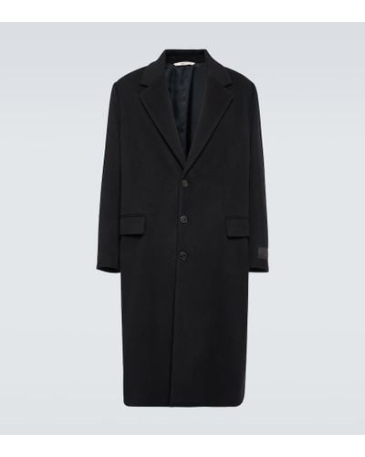 Valentino Mantel aus einem Wollgemisch - Schwarz