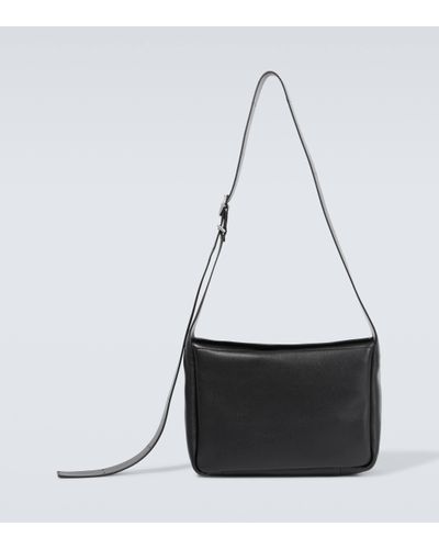 Jil Sander Sac a bandouliere en cuir - Noir