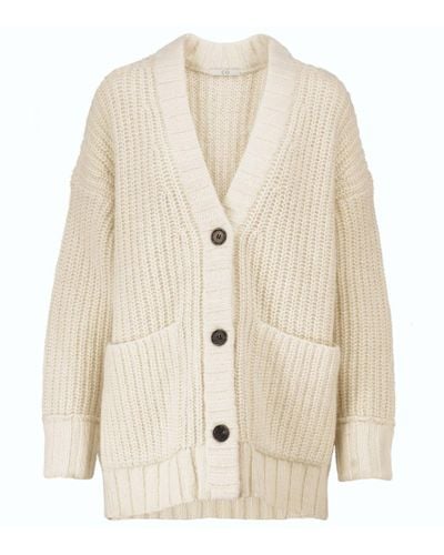 Co. Cardigan in tone, alpaca e lana - Neutro