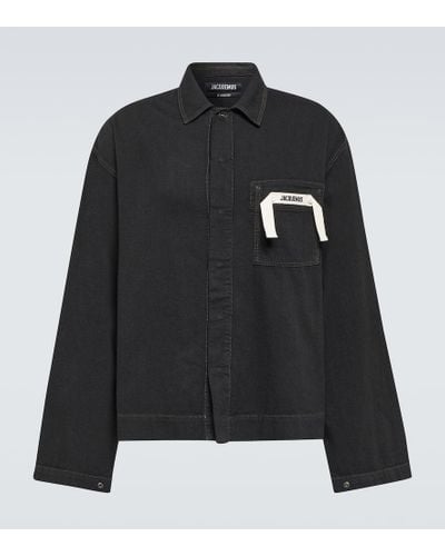 Jacquemus Camisa La Chemise de Nimes de algodon - Negro