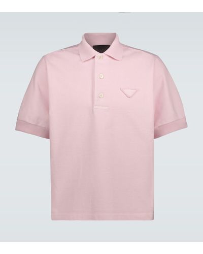 Prada Polohemd aus Baumwolle - Pink