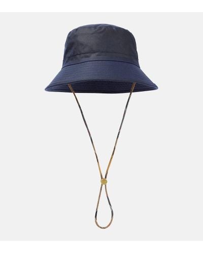 Chloé Cappello da pescatore in cotone - Blu