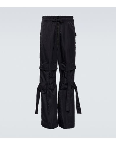 Dries Van Noten Mid-rise Cargo Trousers - Black