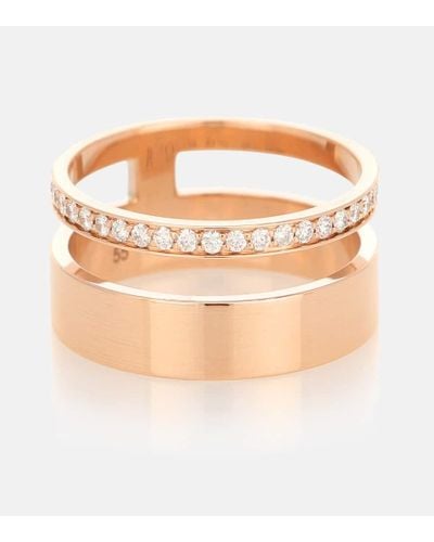 Repossi Anillo Berbere Module de oro rosa de 18 ct con diamantes - Metálico