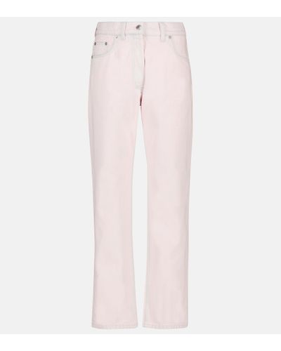 Prada High-rise Straight Jeans - Pink