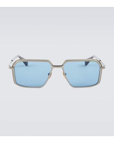 Jacques Marie Mage Eckige Sonnenbrille Vasco - Blau