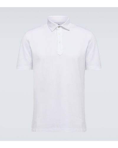 Brunello Cucinelli Cotton Polo T-shirt - White