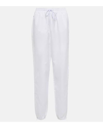 Wardrobe NYC Zip-cuff High-rise Sweatpants - Multicolor