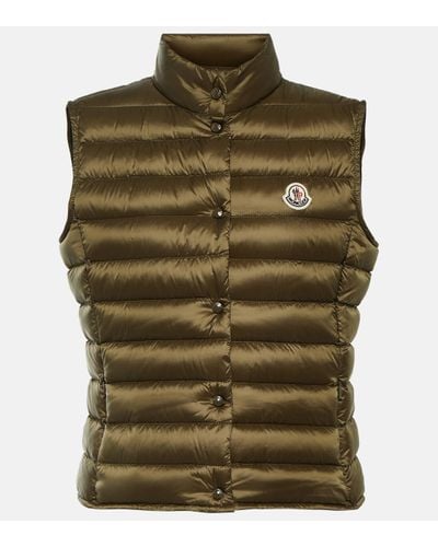 Moncler Liane Quilted Down Vest - Green
