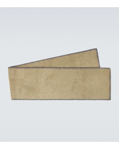Lemaire Alpaca Wool-blend Scarf - Natural