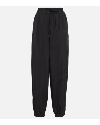 Moncler High-rise Sweatpants - Black