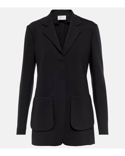 The Row Blazer Yedid aus Scuba - Schwarz