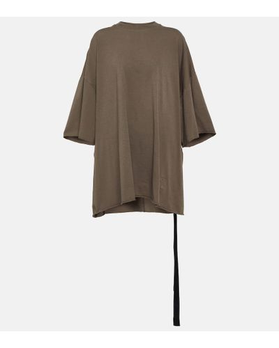 Rick Owens Drkshdw Tommy Cotton Jersey T-shirt - Natural
