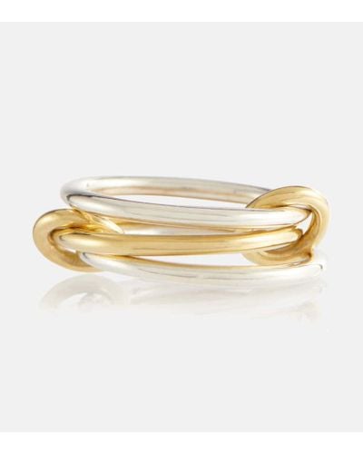 Spinelli Kilcollin Ring Solarium aus 18kt Gelbgold und Sterlingsilber - Mettallic