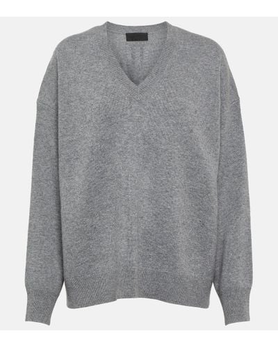 Nili Lotan Shagan Oversized Cashmere Jumper - Grey