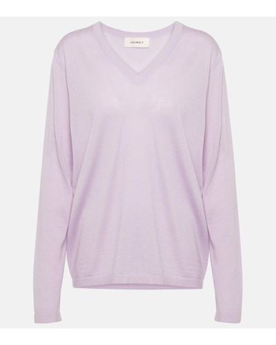 Lisa Yang Pullover Jane in cashmere - Rosa