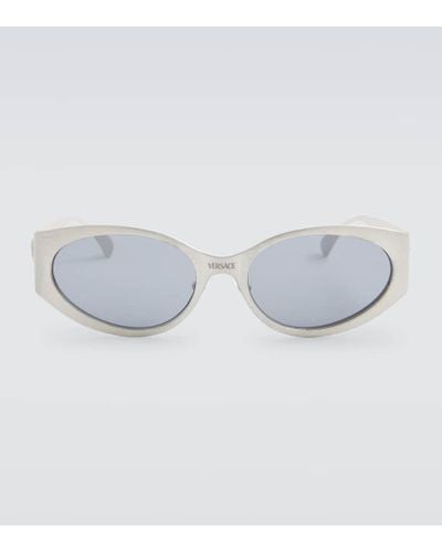 Versace Ovale Sonnenbrille Medusa - Blau