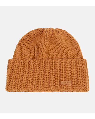 Saint Laurent Beanie aus Kaschmir - Braun