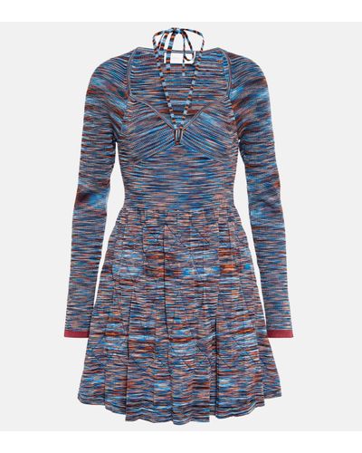 Jonathan Simkhai Robe Selene - Bleu