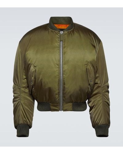 Prada Bomber imbottito - Verde