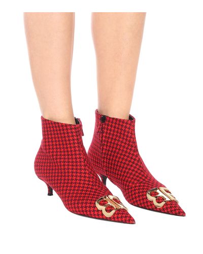 balenciaga bottes rouge
