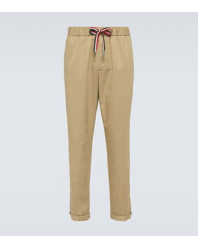 Moncler Cotton Chinos - Natural