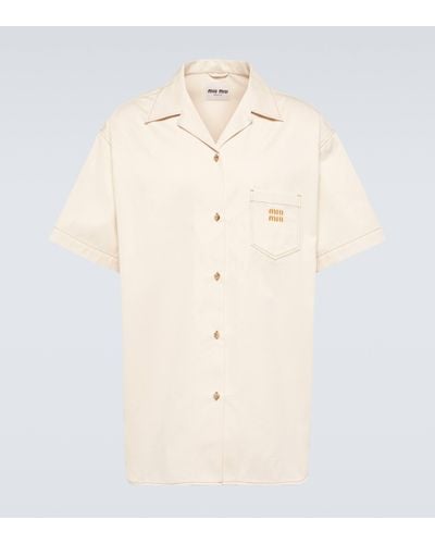 Miu Miu Denim Shirt - Natural