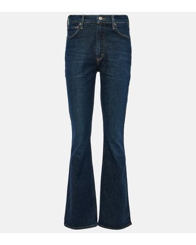 Agolde High-Rise Slim Jeans Nico Boot - Blau