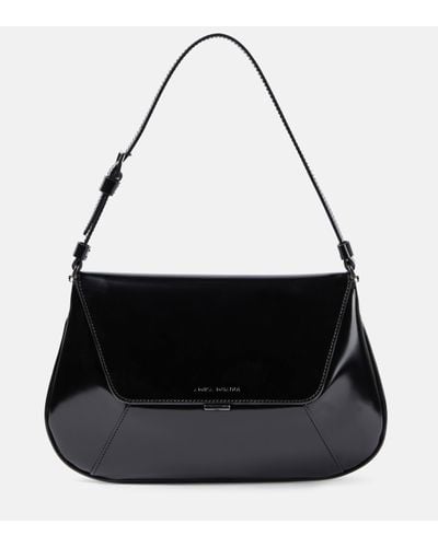 AMINA MUADDI Ami Leather Shoulder Bag - Black